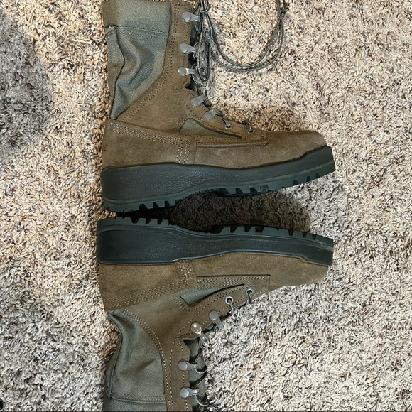 Belleville 600 Sage Green Combat Boots Size 6 - Picture 7 of 14